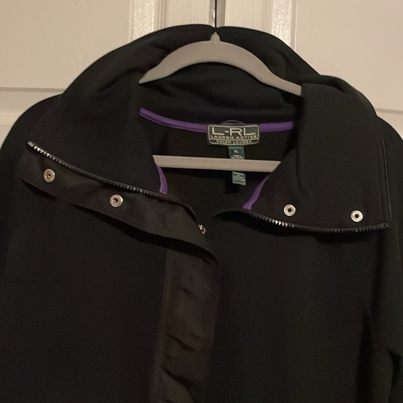 Lauren Ralph Lauren Zip Jacket
Black LRL Active Soft Cotton Blend - Picture 8 of 12
